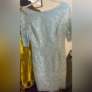 Baby blue dress
